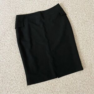 Attitude by Jay Manuel Black Lined Pencil Skirt
